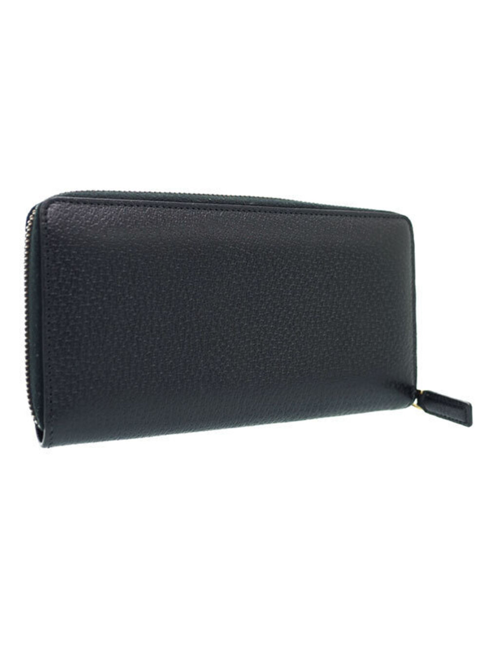 Gucci Round Wallet Zipper Web Long Black